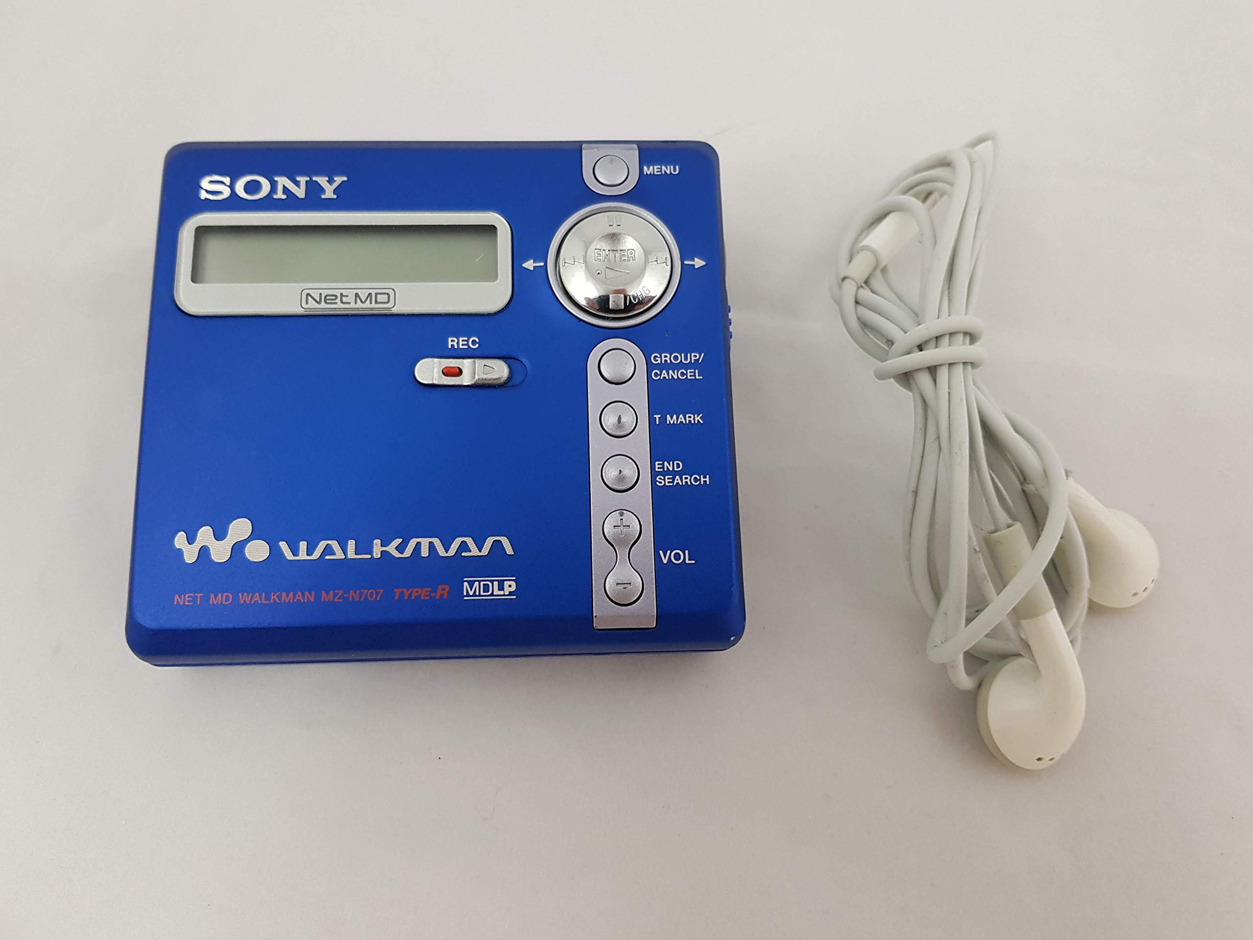 Sony MZ-N707 Blue Net MiniDisc Walkman : Amazon.co.uk: Electronics